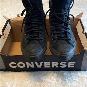 Converse Black High-Top Sneakers